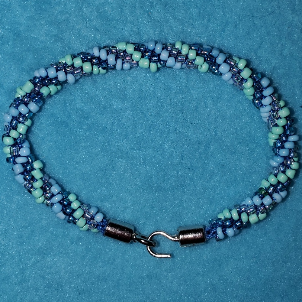 Japanese beaded kumihimo bracelet